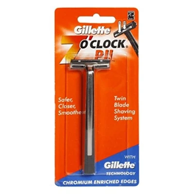 Image de Gillette 7 heures pii double lame à raser rasoir de sécurité
