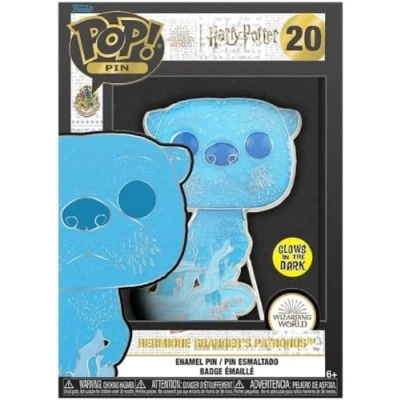 Image de Funko Pop! Large Enamel Pin Harry Potter: Patronus Hermoine GrangerPin en Émail Broche Fantaisie Mignonne à Collectionner pour les Sacs Dos et Idée de Cadeau
