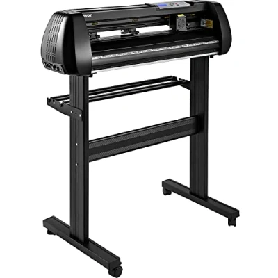 Image de VEVOR Plotter de Découpe Vinyle Traceur Coupe 870 mm avec Logiciel SignMaster, Machine Zéro Déviation Précise Interface USB &amp; COM 3 Rouleaux Lames pour Tracer Découper