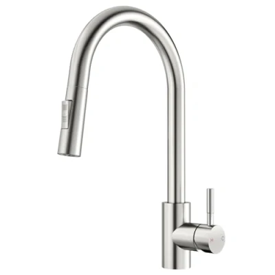 Image de Rainsworth robinet de cuisine avec douchette extensible haute pression deux types jet d&#039;eau, d&#039;évier rotatif à 360, mitigeur en acier inoxydable,