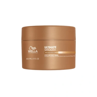 Image de Wella Professionals Ultimate Smooth Masque Capillaire Nourrissant avec Squalane &amp; Omega 9 Pour Cheveux Secs, Ternes et Frisés (150ml)