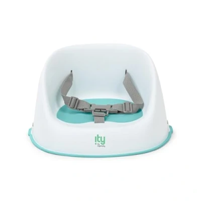 Image de Ingenuity: ity by Ingenuity, rehausseur Simplicity Seat Clean Baby, harnais 3 points, sangles amovibles et lavables Ardoise