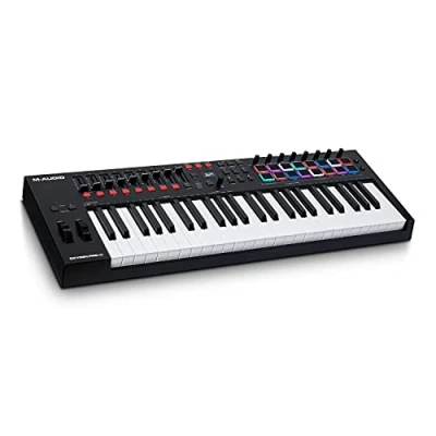 Image de M Audio Oxygen Pro 49 Clavier maître USB MIDI touches avec pads, potentiomètres, boutons et faders assignables pack de logiciels inclus