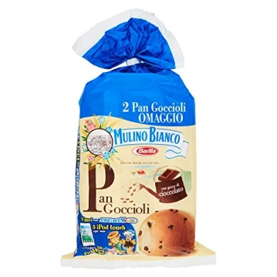 Image de Mulino Bianco Pan Goccioli Lot de 3 gâteaux à collations sucrées briochées 336 g