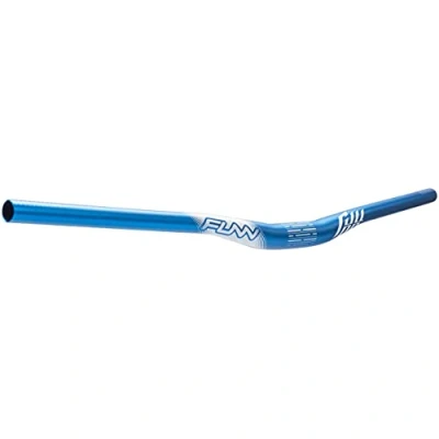 Image de Funn Full On Cintre VTT avec serrage de 31,8 mm et largeur 810 mm, un rehaussé en alliage robuste léger pour VTT, BMX vélo route, rehausse 15 (Bleu)