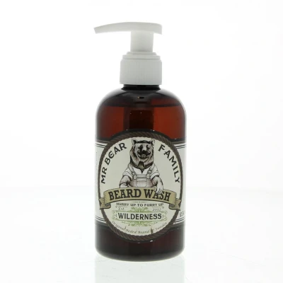 Image de Mr Bear Family Beard WASH Shampoing à barbe, Homme, Taille: 250 ml, Wilderness
