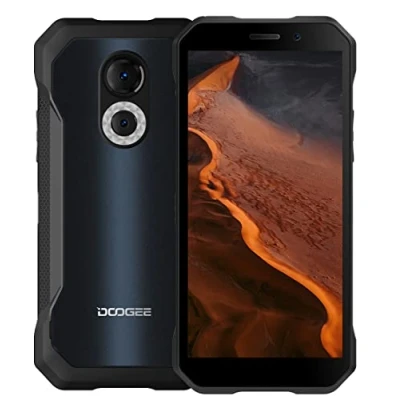 Image de DOOGEE Android 12 Téléphone Portable Incassable S61, Helio G35 2,3GHz 6Go+64Go, Caméra Vision Nocturne 20MP, IP68 Smartphone débloqué Étanche, Écran HD+ 6,0&#039;&#039;, Dual SIM, 5180mAh, NFC Fibre Carbone