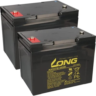Image de Batterie de rechange pour Invacare G50 Kung Long KPH75 12NE M6 12 V 75 Ah AKKUman Edition