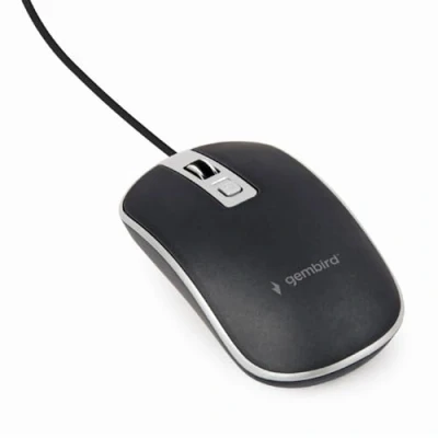Image de Gembird MUS 4B 06 BS souris Bureau Ambidextre USB Type A Optique 1200 DPI Neuf