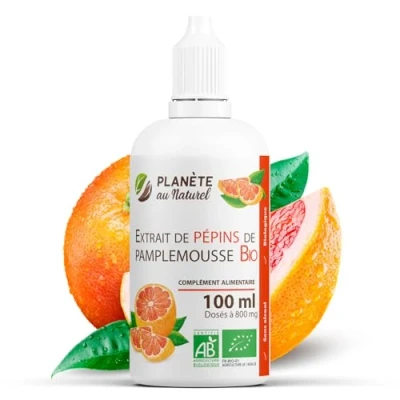 Image de Extrait de Pépins Pamplemousse Bio 800mg 100ml