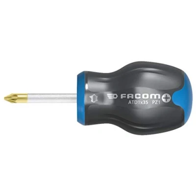 Image de Facom ATD2X35 TOURNEVIS PROTWIST® boule pour vis cruciformes POZIDRIV® lames courtes
