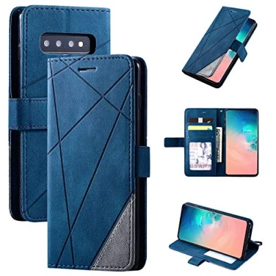 Image de QiongniAN Coque pour Samsung Galaxy S10,Coque SM G9738/DS S10 / G9730/DS G973F/DS G973F G973D G973N G973U G973J G973C Housse Etui Cover Blue
