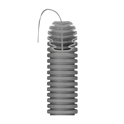 Image de GEWISS Gaine ICTA avec tire fils gris foncé diamètre 25 mm DX20525R