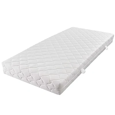 Image de vidaXL Matelas avec Une Couverture Lavable 200 x 160 17 cm
