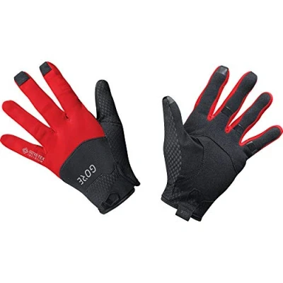 Image de GORE C5 Gants TEX INFINIUM, 7, Noir/Rouge
