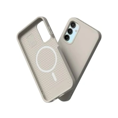 Image de RhinoShield Coque Compatible avec [Galaxy A15(5G)] SolidSuit Magsafe Fine Technologie d&#039;absorption des Chocs et Finition Premium Mate Beige Coquillage