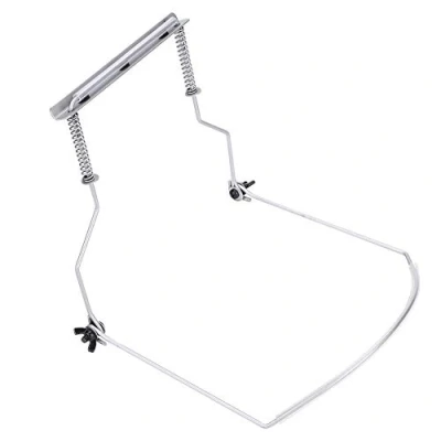 Image de Support Harmonicas Réglable En Métal Harmonica Neck Holder Rack Accessoire avec Anti Scratch Pads pour 10 Trous
