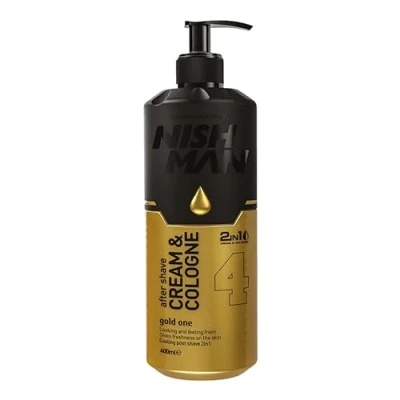 Image de Nishman 04 crème Cologne après rasage GOLD ONE 400 ml