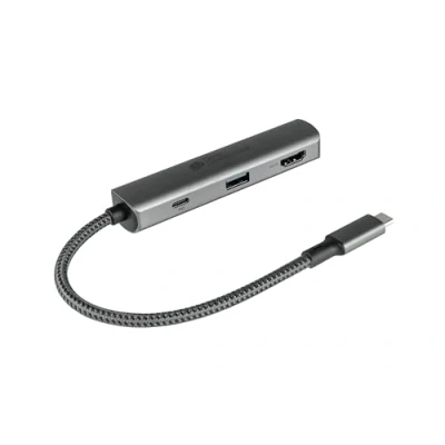 Image de Alcasa hub C002A &amp; concentrateur USB Type C 5000 Mbit/s Anthracite Neuf
