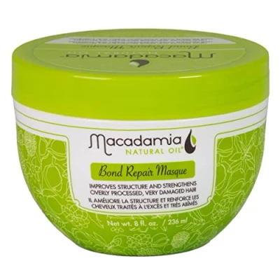 Image de Le masque réparateur Bond aide à raviver et renforcer les cheveux trop traités abîmés, formulé avec des acides aminés d&#039;origine naturelle Technologie Plex végétalienne naturelle.