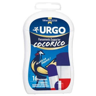 Image de Urgo Pansement Cocorico adhésif prédécoupé, 3 formats, édition collector Allez