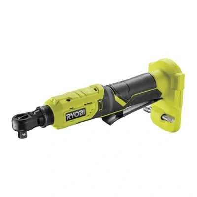 Image de RYOBI Clé à Cliquet ¼’’ 18V ONE+ 1 Vitesse 280 tr/min, Couple 60Nm, Inverseur Rotation, Tête Profilée Rotative, Embout d&#039;Extension Livrée sans Batterie, ni Chargeur, Douille R18RW2 0