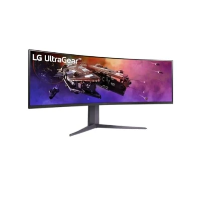 Image de LG Ultragear™ 45GR75DC B Ecran PC Gaming OLED incurvé 45&quot; Dalle VA résolution UWQHD (5120x1440), 1ms GtG 200Hz, DisplayHDR™ 600, DCI P3 95%, AMD FreeSync Premium Pro, HDMI 2.1