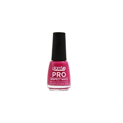 Image de Glam’Up Paris Vernis à Ongles XL Pro Professionnel Haut de Gamme Séchage Rapide Haute Couvrance Longue Tenue Pinceau Ultra Large Effet Gel 18 ml N403 Rose