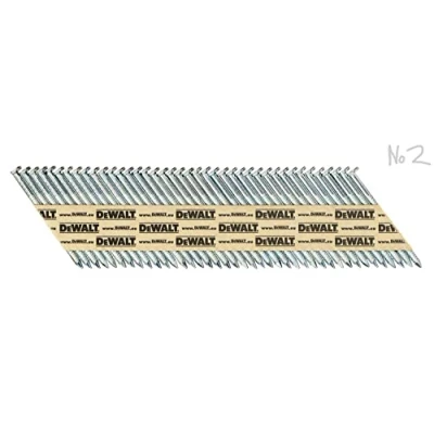 Image de Dewalt DNPT28R75G12Z Pointes en bande papier 33 crantées éléctro zinguées 2.8x75mm