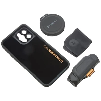 Image de PolarPro LiteChaser iPhone 12 Pro Max Kit VND Étui de Protection Poignée correspondante Filtre ND Variable Bouchon d&#039;objectif Compatible avec Les objectifs Moment série M MagSafe