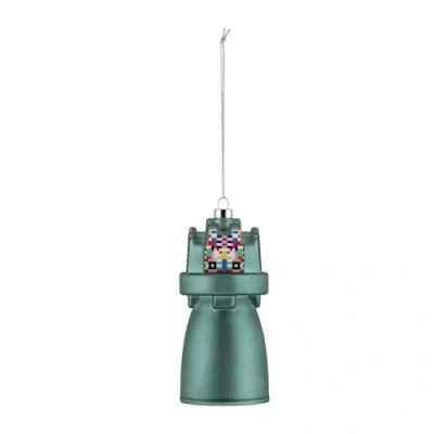 Image de Alessi Bell ESA06 3 Décoration de Sapin Noël Design, en Verre Soufflé Décoré à la Main