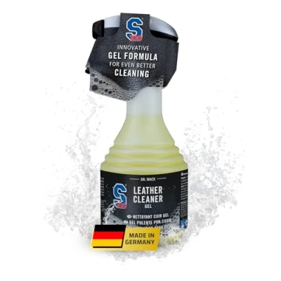 Image de DR. WACK S100 Gel nettoyant pour Cuir 500 ML Spray vêtements de Moto Nettoyage Doux &amp; en Profondeur Produit Le Élimine Les saletés Taches