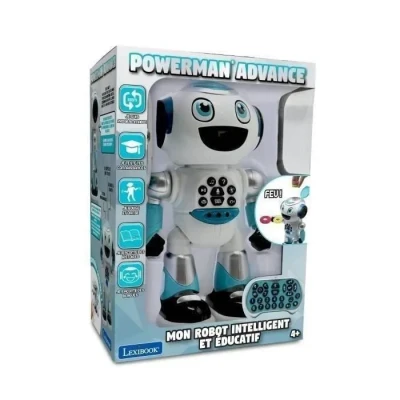 Image de Powerman® Robot Programmable Avec Quiz, Musique, Jeux, Lancer De Disque, Histoires Et Télécommande (Français)