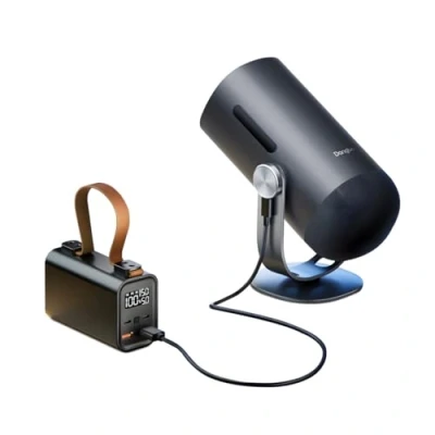 Image de Dangbei Freedo un projecteur Google TV portable avec des batteries externes, 1080p (compatible la 4K HDMI), 450 lumens ISO