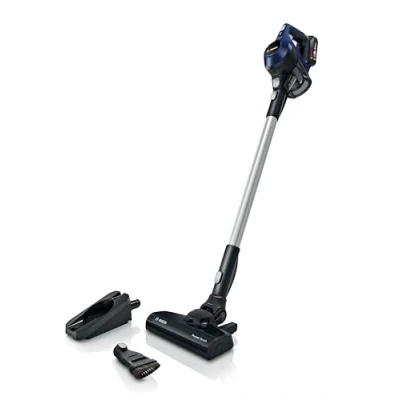 Image de Bosch Electroménager Unlimited 6, BBS611PCK, aspirateur Balai Rechargeable sans Fil, autonomie de 30 Min, performant sur différents Types Sol, Accessoire Inclus, Batterie Power for All, Bleu