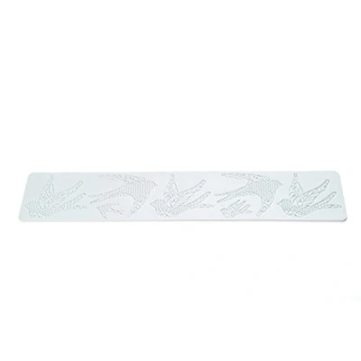 Image de Silikomart Wonder Cakes by 23.093.87.0069 Tapis en Silicone pour Dentelles Sucre avec Motif Oiseaux, Blanc, 0,5 x 9,5 42 cm