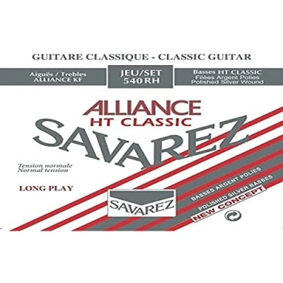 Image de Savarez cordes pour guitare classique Alliance HT Classic 572R simples Si2 Cristal standard H/B2 Simple