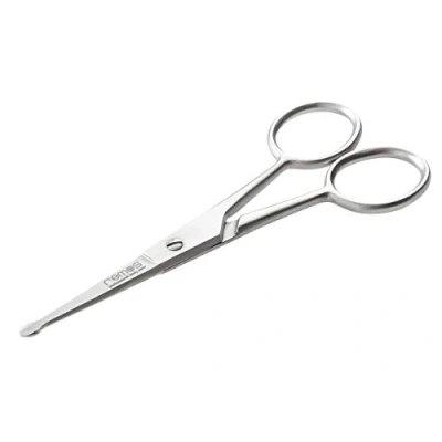 Image de REMOS Ciseaux pour poils de nez à pointe ronde en acier inoxydable 11.5 cm