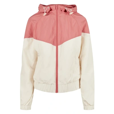 Image de Urban Classics Arrow Veste coupevent, Femme, Taille: 4XL, Palepink/whitesand
