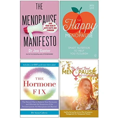 Image de The Menopause Manifesto, Happy Menopause, Hormone Fix, Good Food Diet Cookbook 4 Books Collection Set