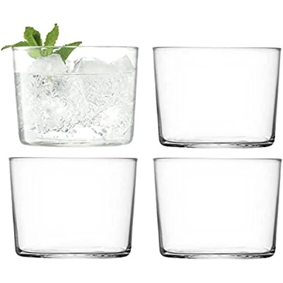 Image de LSA GI13 Lot de 4 verres Gio, 220 ml, transparents