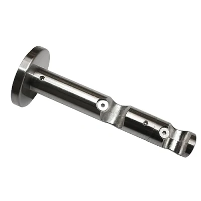 Image de GARDINIA Porte bébé Double Combinaison Ouvert Ø 16 mm 7.5/5 cm, Métal, Effet Acier Inoxydable, 7,5/5