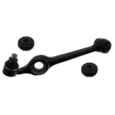 Image de FEBI BILSTEIN 09157 Bras de suspension avec roulement Essieu avant inférieur, gauche barre oscillant transversal Fonte d&#039;acier