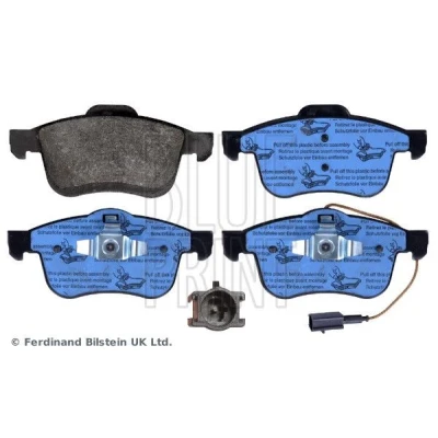 Image de BLUE PRINT ADL144215 Jeu de plaquettes frein Essieu avant contact signal d&#039;usure inclus avec clip piston FIAT: Doblo II Van / Break