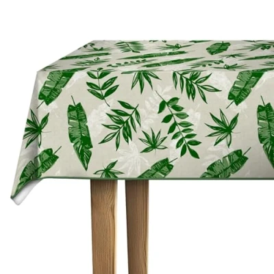 Image de d c fix nappe de table toile cirée Manhattan Pluie Forêt anti tache en plastique PVC linge enduite pour intérieur et extérieur 150 cm x 220 rectangulaire
