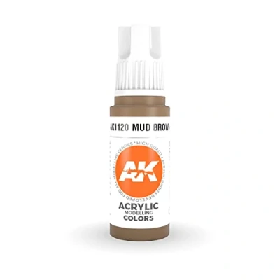 Image de AK Interactive 3rd Gen Acrylic Mud Brown 17ml