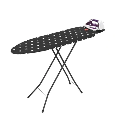Image de JATA HOGAR HPLA8100 Table à Repasser avec Surface de Repassage 110 x 32 cm. Hauteur réglable jusqu&#039;à 92 Plaques Repos. Dimensions plié : 150 40 7 cm