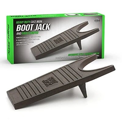 Image de CKB LTD Tire Bottes Extracteur de en Fonte Robuste et Portable résistant aux intempéries Métal Massif Noir