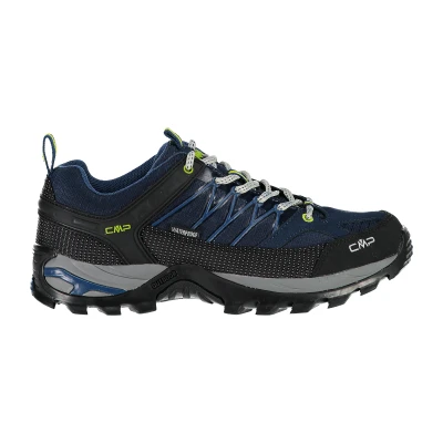 Image de CMP Rigel Low Trekking Shoes WP Homme Chaussures de randonnée, Bleu Foncé Gris Cosmo Plutone, 41 EU