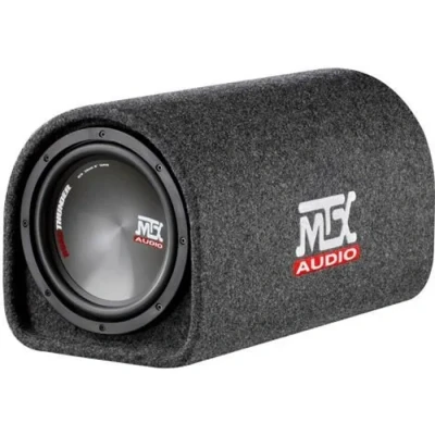 Image de Caisson tube actif avec subwoofer MTX AUDIO RTT8P 20cm reflex et ampli Classe D 120W RMS filtre télécommande